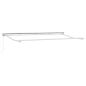 Preview: Einziehbare Markise Burgunderrot 400x200 cm Stoff und Polyester