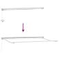 Preview: Einziehbare Markise Burgunderrot 400x200 cm Stoff und Polyester