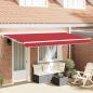 Preview: ARDEBO.de - Einziehbare Markise Rot 400x200 cm