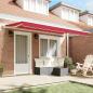 Preview: Einziehbare Markise Rot 400x200 cm
