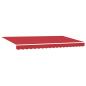 Preview: Einziehbare Markise Rot 400x200 cm
