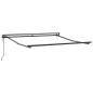 Preview: Einziehbare Markise Anthrazit 300 x 250 cm Gewebe