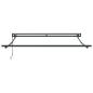 Preview: Einziehbare Markise Anthrazit 300 x 250 cm Gewebe