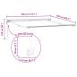 Preview: Einziehbare Markise Orange und Braun 300x250 cm