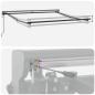Preview: Einziehbare Markise Anthrazit Grau