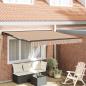 Preview: Einziehbare Markise Marineblau 350x250 cm