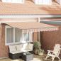 Preview: ARDEBO.de - Einziehbare Markise Marineblau 350x250 cm