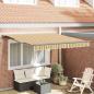 Preview: ARDEBO.de - Einziehbare Markise Marineblau 350x250 cm
