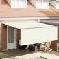 Preview: ARDEBO.de - Einziehbare Markise Beige 400 × 300 cm Polyester