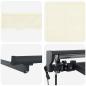 Preview: Einziehbare Markise Cremefarben 400 × 300 cm Stoff