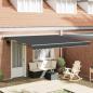Preview: ARDEBO.de - Einziehbare Markise Anthrazit 400x300 cm
