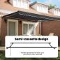 Preview: Einziehbare Markise Anthrazit 400x300 cm