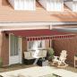 Preview: ARDEBO.de - Einziehbare Markise Orange und Braun 400x300 cm