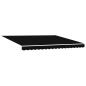 Preview: Einziehbare Markise Schwarz 400x300 cm Aluminium und Polyester