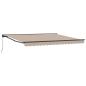 Preview: Einziehbare Markise Beige 400x300 cm