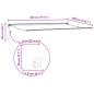 Preview: Einziehbare Markise Orange und Weiß 450x300 cm