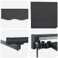 Preview: Einziehbare Markise Anthrazit Grau 450 × 300 cm
