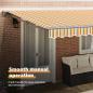 Preview: Einziehbare Markise Marineblau 500x300 cm