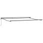 Preview: Einziehbare Markise Marineblau 500x300 cm Metall und Stoff