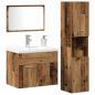 Preview: Sets Sonstiges 3 pcs Altes Holz 30 x 30 x 130 cm Holzwerkstoff