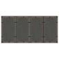 Preview: Garten Essgruppe 7 Stk. Braun Poly-Rattan