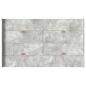 Preview: Bett mit Stauraum Betongrau 120 x 200 cm Melaminplatte