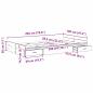 Preview: Bett mit Stauraum mit Schubladen mit Kopfteil mit Speicher Altholz 120 x 200 cm Holz