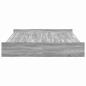 Preview: Bett mit Stauraum Grau Sonoma 140 x 190 cm Holzwerkstoff