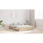 Preview: Bett mit Stauraum Sonoma Eiche 135 x 190 cm Melamin