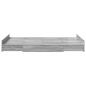 Preview: Stauraum-Bettgestell Grau Sonoma Grau Sonoma 120 x 190 cm