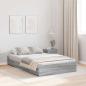 Preview: Stauraum-Bettgestell Grau Sonoma Grau Sonoma 120 x 190 cm