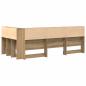 Preview: Stauraum-Kopfteil mit Regal mit Kopfteil mit Speicher Eiche handwerklich 80 cm Holz