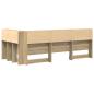 Preview: Stauraum-Kopfteil mit Regal mit Kopfteil mit Speicher Sonoma Eiche 90 cm Holzwerkstoff