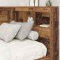 Preview: Stauraum-Kopfteil mit Regal mit Kopfteil mit Speicher Altholz 100 cm Holzwerkstoff