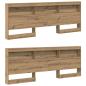 Preview: Stauraum-Kopfteil Eiche handwerklich 200 cm Holzwerkstoff