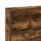 Preview: Stauraum-Kopfteil mit Regal Räuchereiche 120 cm Holzwerkstoff