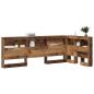Preview: Stauraum-Kopfteil mit Regal mit Kopfteil mit Speicher Altholz 75 cm Holzwerkstoff