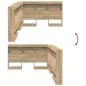 Preview: Stauraum-Kopfteil mit Regal Sonoma Eiche 120 cm Holzwerkstoff