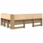 Preview: Stauraum-Kopfteil Eiche handwerklich 140 cm Holzwerkstoff