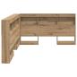 Preview: Stauraum-Kopfteil Eiche handwerklich 140 cm Holzwerkstoff