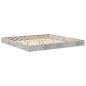 Preview: Bücherregal Bett mit Regal 2 pcs Betongrau 180 x 200 cm Beton