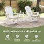 Preview: Garten Lounge Set 3 pcs Weiß Standard 38 x 38 x 46 cm HDPE