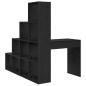 Preview: Eck-Schreibtisch Schwarz Eichen-Optik 101,5 x 149,5 x 149,5 cm