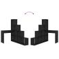 Preview: Eckschreibtisch Schwarze Eiche 101,5 x 149,5 x 149,5 cm