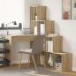 Preview: Eck-Schreibtisch Sonoma-Eiche 101,5 x 149,5 x 149,5 cm