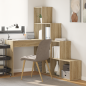 Preview: Eck-Schreibtisch Sonoma-Eiche 101,5 x 149,5 x 149,5 cm