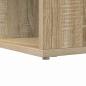 Preview: Eckschreibtisch mit Regal Sonoma Eiche 101,5 x 149,5 x 149,5 cm