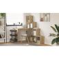 Preview: Eck-Schreibtisch Sonoma-Eiche 101,5 x 149,5 x 149,5 cm