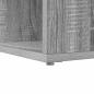 Preview: Eckschreibtisch mit Regal Grau Sonoma 101,5 x 149,5 x 149,5 cm
