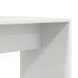 Preview: Schreibtisch mit Regal Weiß 138,5 x 55 x 143 cm Holzwerkstoff